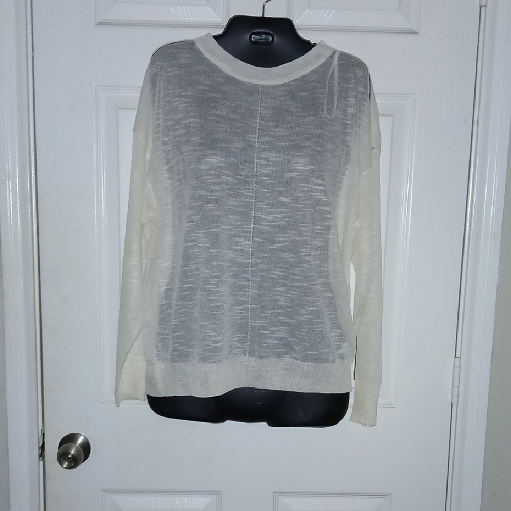 Shear Women's Cream Sweater